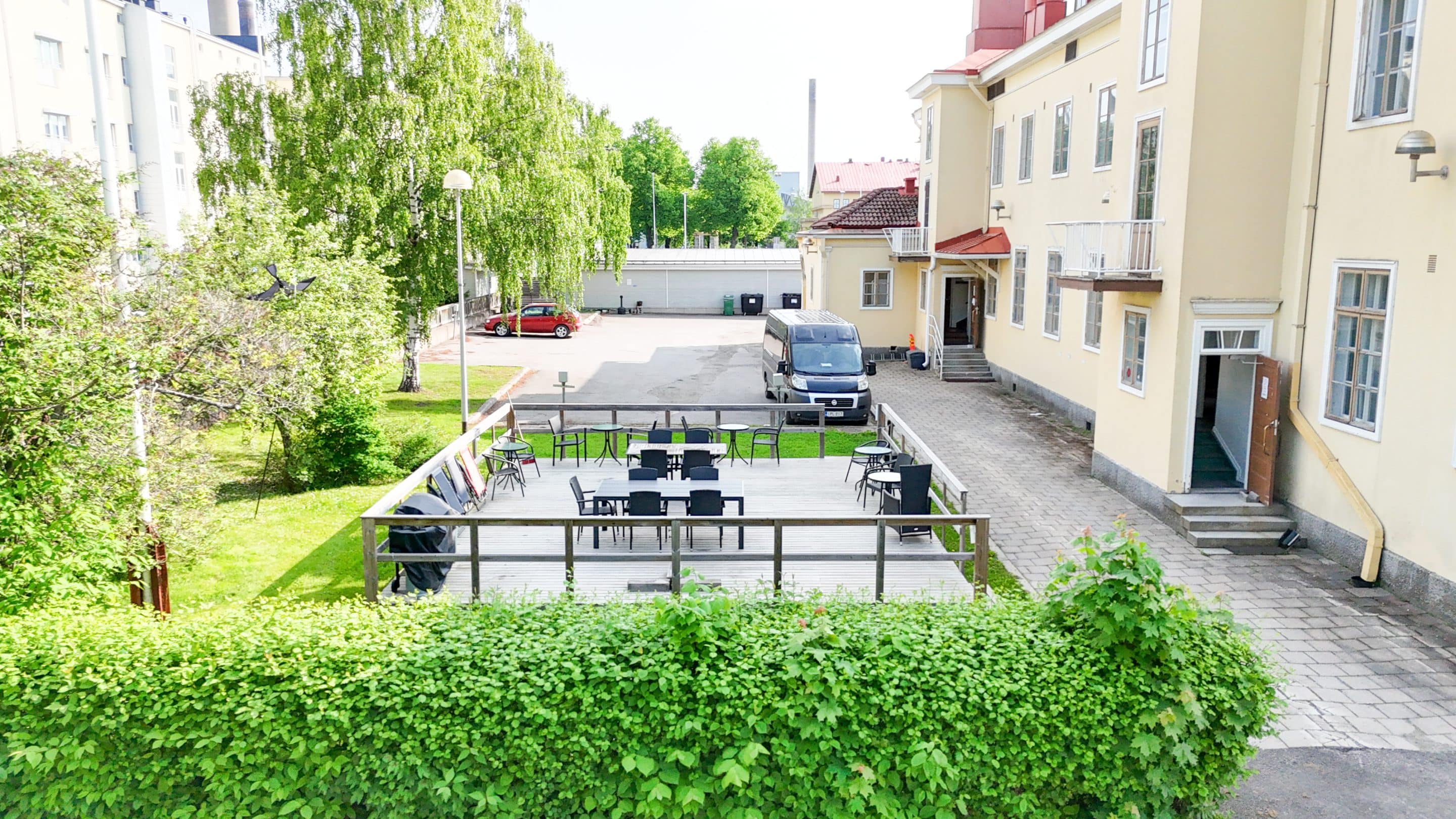 Majoitus Leppävirta – Vanha Postitalo Varkaus, ilmainen parkki ja terass